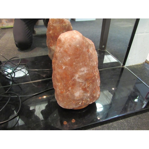 1440 - A salt rock lamp, 31cm high