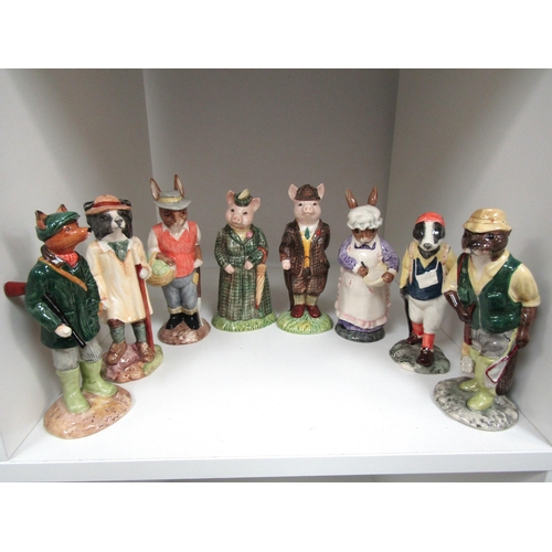 1804 - A set of eight Beswick English Country Folk first edition figures - 