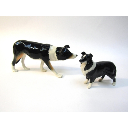 1876 - A Beswick small Sheepdog, model no. 1854 together with a John Beswick Sheepdog