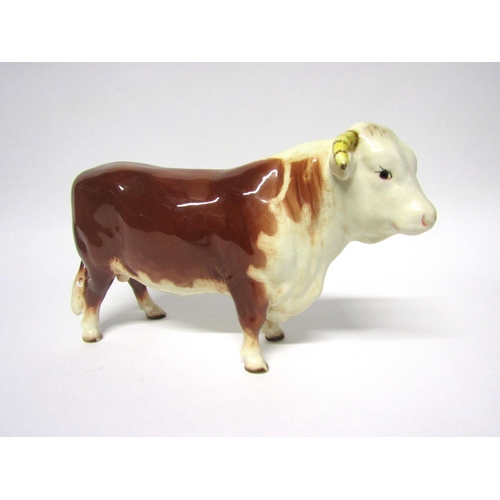 1891 - A Beswick Hereford Bull in gloss, model no. 949