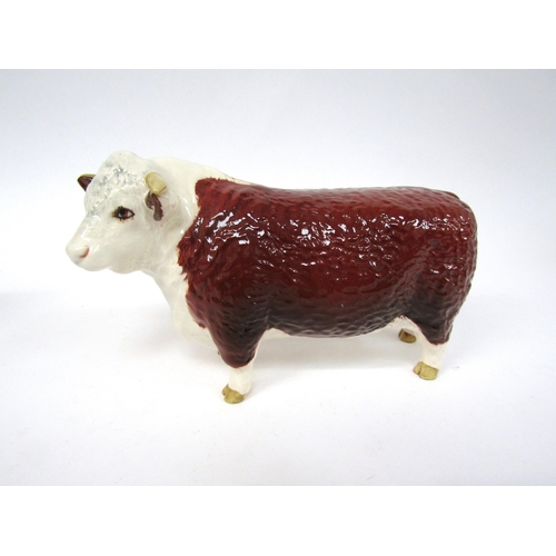 1899 - A Beswick Hereford Bull in gloss, model no. 1363B