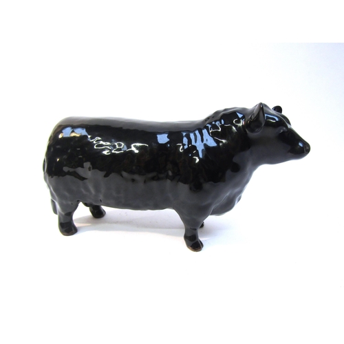 1902 - A Beswick Aberdeen Angus Bull in gloss, model no. 1562