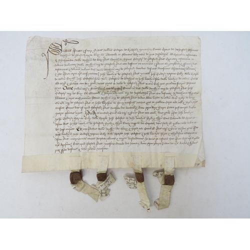 9072 - Grant by feoffees in fulfilment of a will; 22 Jan 1529

William Cowper of Bradfield St George (Bradf... 