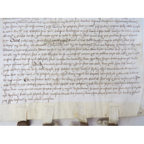 9072 - Grant by feoffees in fulfilment of a will; 22 Jan 1529

William Cowper of Bradfield St George (Bradf... 