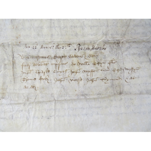 9072 - Grant by feoffees in fulfilment of a will; 22 Jan 1529

William Cowper of Bradfield St George (Bradf... 