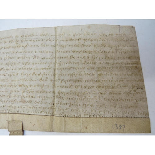 9075 - Grant for £2; 10R2 [22 Jun 1386 – 21 Jun 1387]
John Petowe of Sheldon to Alan son of William Holder ... 