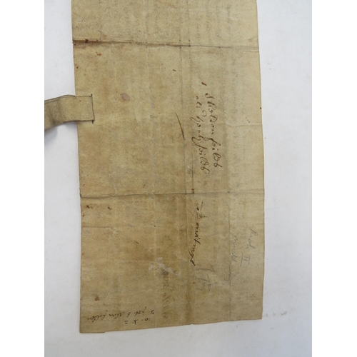 9075 - Grant for £2; 10R2 [22 Jun 1386 – 21 Jun 1387]
John Petowe of Sheldon to Alan son of William Holder ... 