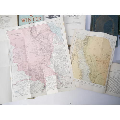 9004 - (Travel, Middle East, Arabia, North Africa), a collection of 13 titles and a map relating to the Mid... 