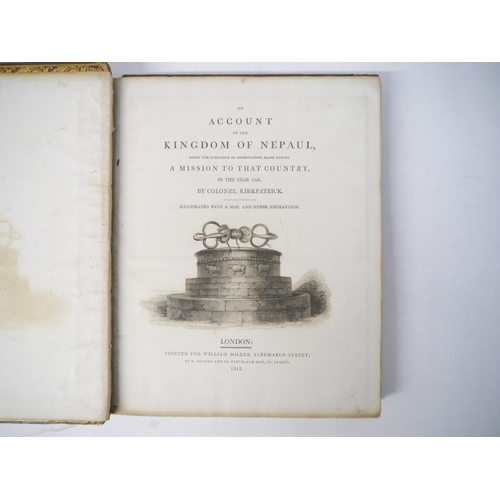 9006 - (Nepal), Colonel William Kirkpatrick: 'An Account of the Kingdom of Nepaul, Being the Substance of O... 