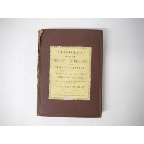 9014 - Edward Stanford: 'Stanford's Map of Turkey in Europe and Her Tributary States; together with such pa... 