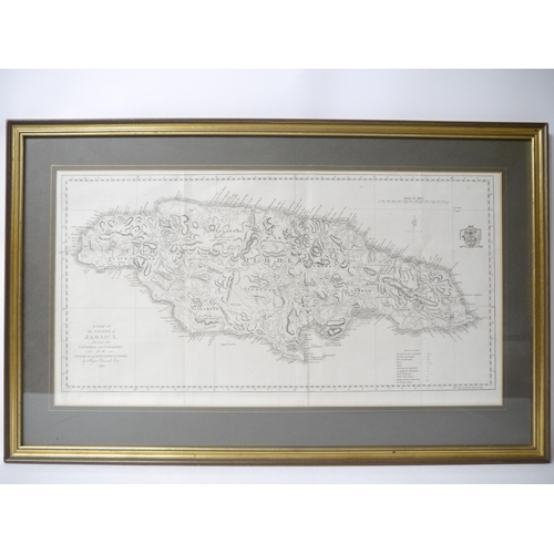 9023 - (Jamaica), 'A Map of the Island of Jamaica. Divided into Counties and Parishes, for the History of t... 