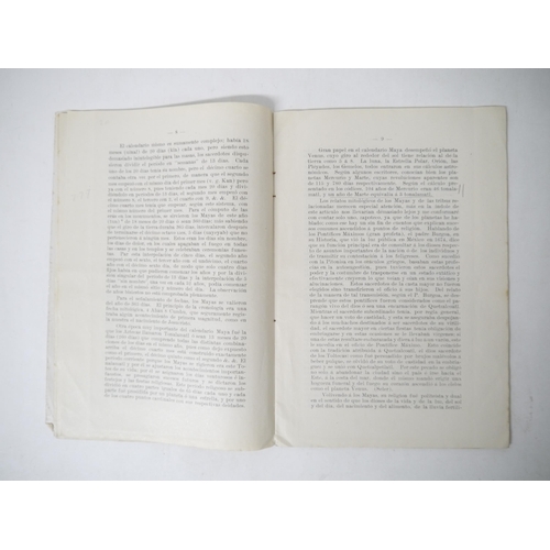 9025 - (Mayas, Yucatan, Antiquities), C.L. Fleischmann: 'Estudio sobre los indígenas Mayas : dedicado al At... 