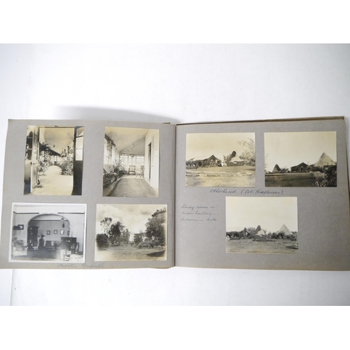 9031 - A photograph album of East Africa 1924-25, 130+ mounted photographs, mainly captioned, journey on SS... 