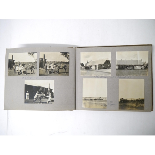 9031 - A photograph album of East Africa 1924-25, 130+ mounted photographs, mainly captioned, journey on SS... 