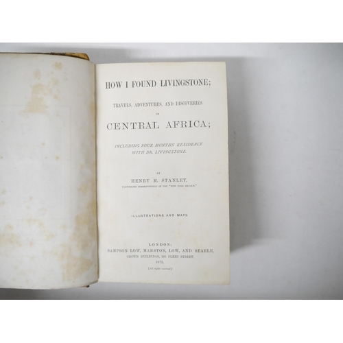 9032 - Henry Morton Stanley: 'How I Found Livingstone. Travels, Adventures, and Discoveries in Central Afri... 