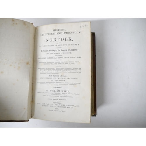 9064 - William White: 'History, Gazetteer and Directory of Norfolk...and the City of Norwich', 1864, 3rd ed... 