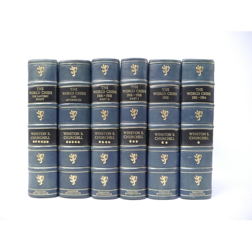 9085 - Winston S. Churchill: 'The World Crisis 1911-1918. [Complete in six volumes]', London, Thornton Butt... 