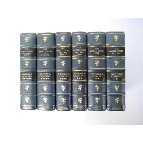 9085 - Winston S. Churchill: 'The World Crisis 1911-1918. [Complete in six volumes]', London, Thornton Butt... 