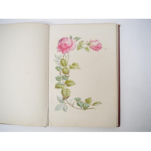 9096 - [Paul Jerrard]: 'The Floral Offering.', Jerrard [1851]. Large 8vo (18 X 26 cms), chromolithographic ... 