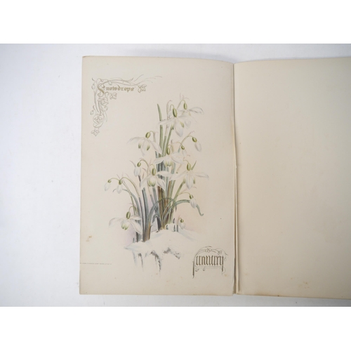 9096 - [Paul Jerrard]: 'The Floral Offering.', Jerrard [1851]. Large 8vo (18 X 26 cms), chromolithographic ... 