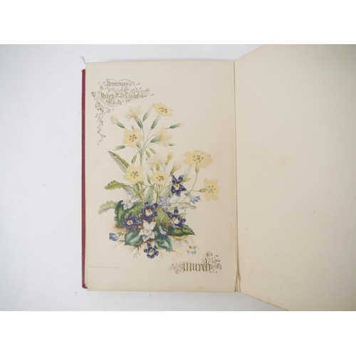 9096 - [Paul Jerrard]: 'The Floral Offering.', Jerrard [1851]. Large 8vo (18 X 26 cms), chromolithographic ... 