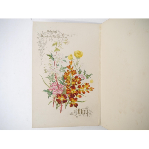 9096 - [Paul Jerrard]: 'The Floral Offering.', Jerrard [1851]. Large 8vo (18 X 26 cms), chromolithographic ... 