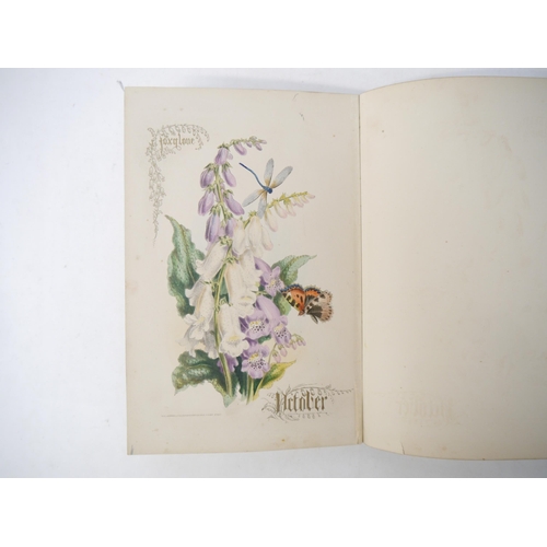 9096 - [Paul Jerrard]: 'The Floral Offering.', Jerrard [1851]. Large 8vo (18 X 26 cms), chromolithographic ... 