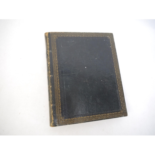 9099 - A commonplace album circa 1820, containing manuscript extracts, poetry and prose, and 9 well execute... 