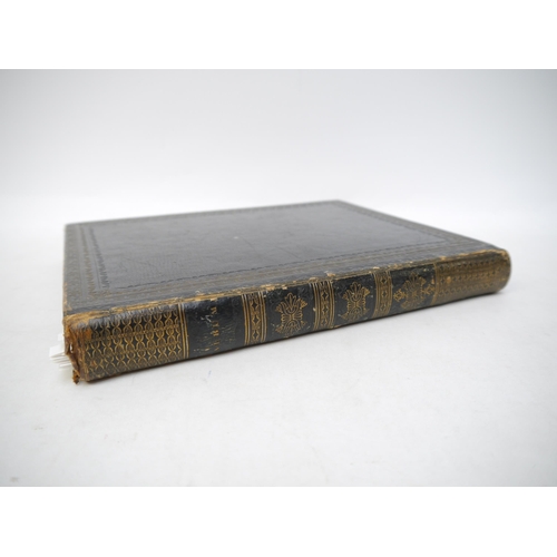 9099 - A commonplace album circa 1820, containing manuscript extracts, poetry and prose, and 9 well execute... 