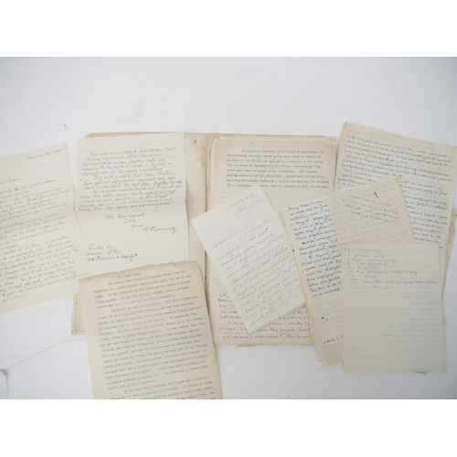 9103 - A good quantity of typed and manuscript memoirs written circa 1920's-1950's, all relating to China a... 