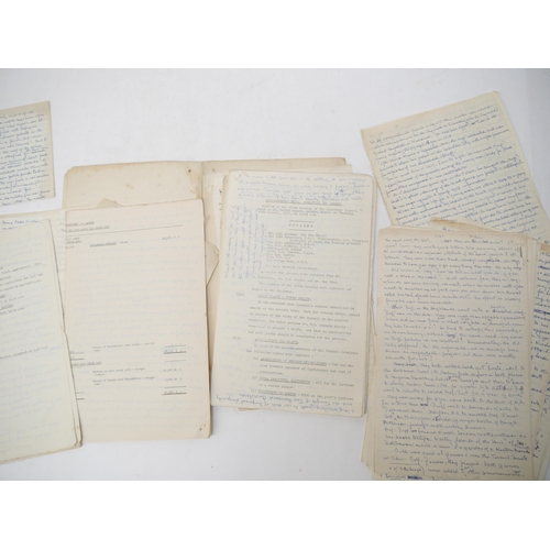 9103 - A good quantity of typed and manuscript memoirs written circa 1920's-1950's, all relating to China a... 