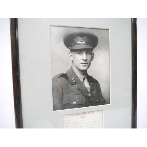 9106 - Siegfried Sassoon (1886-1967), a portrait photograph of the English poet & soldier by George Charles... 