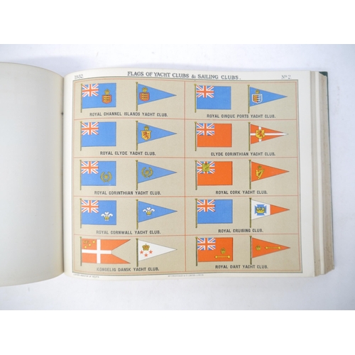 9118 - E.A. Halstead: 'Lloyd's Register of Yachts for the Year 1932', London, May 1932, 38 pages of coloure... 