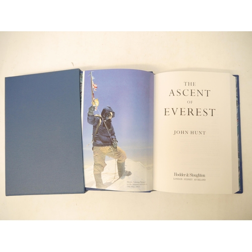 9120 - John Hunt (1910-1998): 'The Ascent of Everest. 40th Anniversary Edition', London, Hodder & Stoughton... 