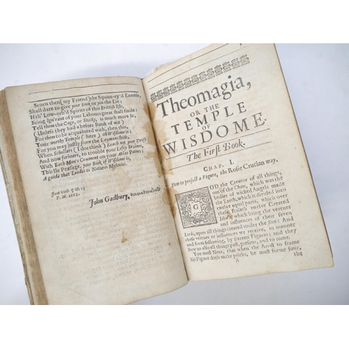 9124 - (Occultism, Rosicrucians, Medicine, Magic), John Heydon (1629-c.1667): 'Theomagia, or, The temple of... 