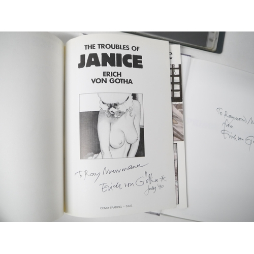 9209 - Eric von Götha [i.e. Robin Ray], three erotic/adult comic books, all signed and inscribed, one with ... 