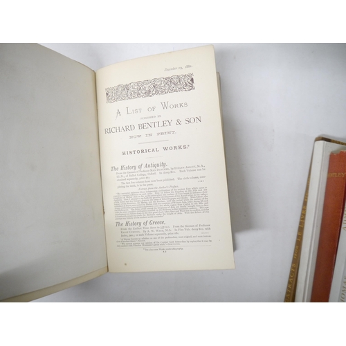 9219 - Richard Bentley (1854-1936), a collection of books and items by Richard Bentley, the last head of Ri... 