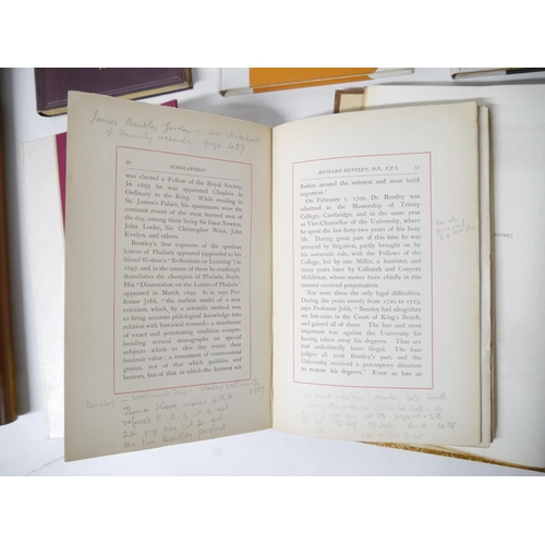 9219 - Richard Bentley (1854-1936), a collection of books and items by Richard Bentley, the last head of Ri... 