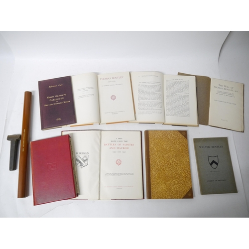 9219 - Richard Bentley (1854-1936), a collection of books and items by Richard Bentley, the last head of Ri... 