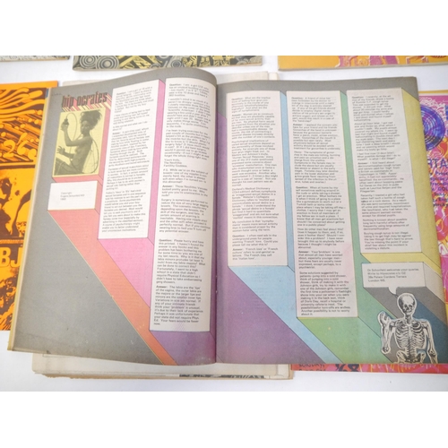 9240 - 'Oz Magazine', London, OZ Publications Ink, 10 assorted issues 1967-68 of the independent alternativ... 