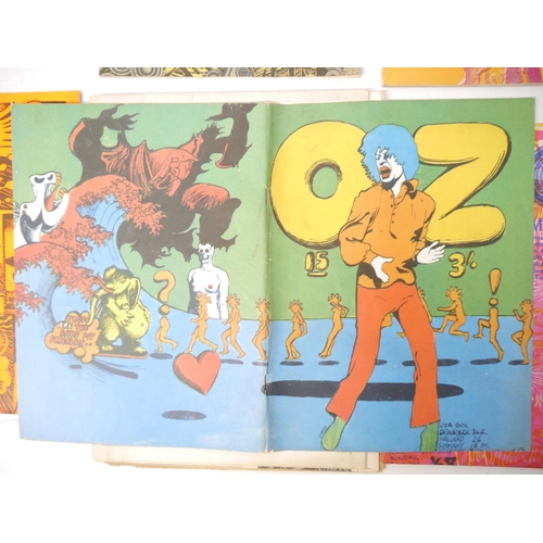 9240 - 'Oz Magazine', London, OZ Publications Ink, 10 assorted issues 1967-68 of the independent alternativ... 