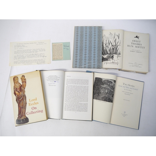 9249 - A small collection of titles from the collection of Ronald Arthur Brimmell (1917-1993), actor, antiq... 