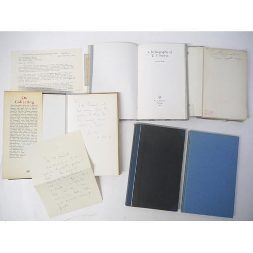 9249 - A small collection of titles from the collection of Ronald Arthur Brimmell (1917-1993), actor, antiq... 