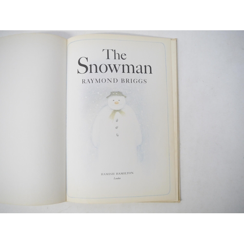 9260 - Raymond Briggs: 'The Snowman', London, Hamish Hamilton, 1978, 1st edition, [32]pp, colour illustrati... 