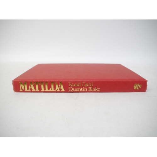 9262 - Roald Dahl: 'Matilda', illustrated Quentin Blake, London, Jonathan Cape, 1988, 1st edition, gift ins... 