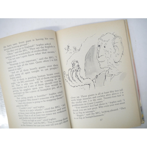 9263 - Roald Dahl: 'The BFG', illustrated Quentin Blake, London, Jonathan Cape, 1982, 1st edition, original... 