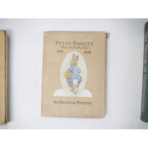 9269 - Beatrix Potter: 'Peter Rabbit's Almanac for 1929', L, Frederick Warne & Co Ltd, [1928], 1st edition,... 