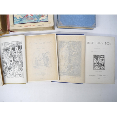 9284 - Six assorted children's and illustrated titles, including Andrew Lang, 2 titles: 'The Yellow Fairy B... 