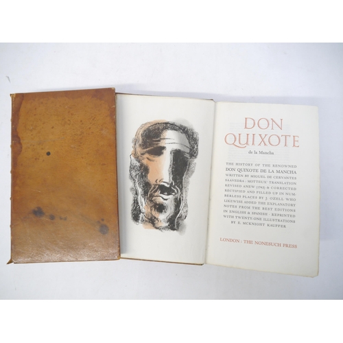 9296 - (Nonesuch Press, Edward McKnight Kauffer), Miguel de Cervantes: 'The History of the Renowned Don Qui... 