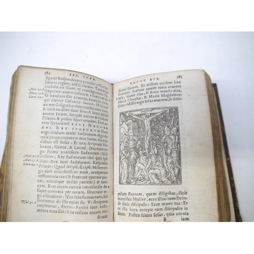 9297 - 'Testamenti Novi editio vulgata.', Lugduni, apud A. Gryphium, 1569, 2 parts in 1 volume, 496,1-336pp... 